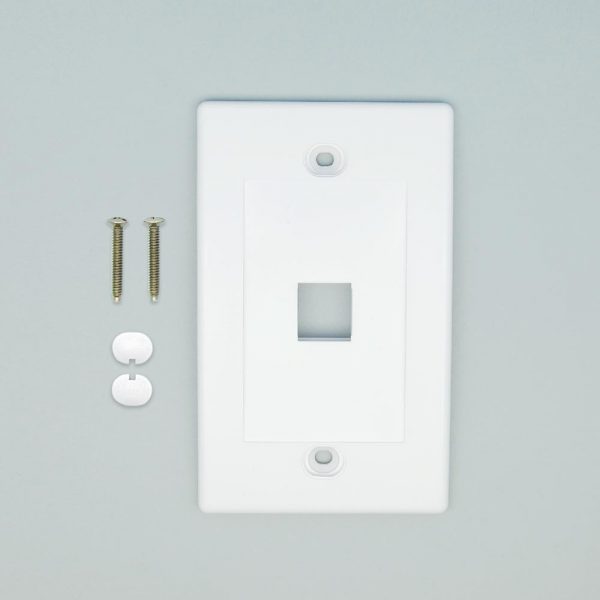 1 Port Keystone Wall Plate Decora Type American Teledata Store