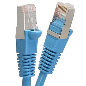 CAT.6 Blue Booted Patch Cable