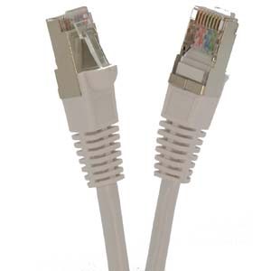 100'ft cat6  4 pair foil Gray Network ethernet Cable double shielded 100% copper