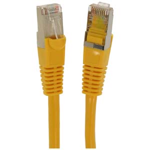 550MHZ Ethernet Cable CAT6 Cable Shielded Professional Series Yellow 5 Pack 10Gigabit/Sec Network/High Speed Internet Cable SSTP/SFTP Booted 6 FT InstallerParts
