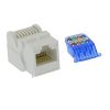 CAT 6 Toolless Keystone Jack White