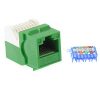 CAT 6 Toolless Keystone Jack Green