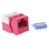 CAT 6 Toolless Keystone Jack Red