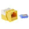 CAT 6 Toolless Keystone Jack Yellow