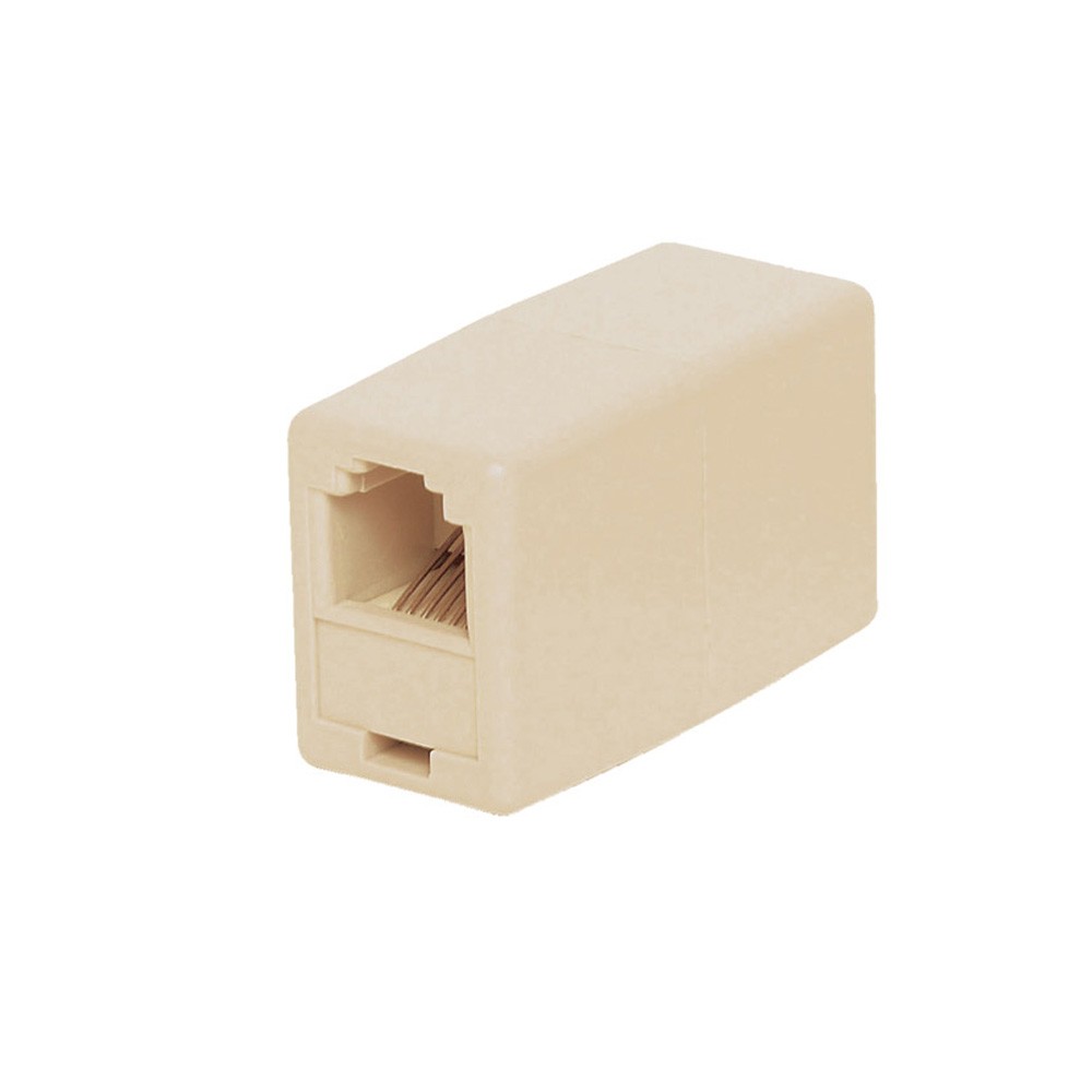 Cat3 Rj45 Inline Coupler, 8P8C, Straight-Wired, Ivory – American ...