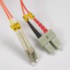 7m Fiber Optic Jumpers 50/125 Multimode Duplex LC-SC