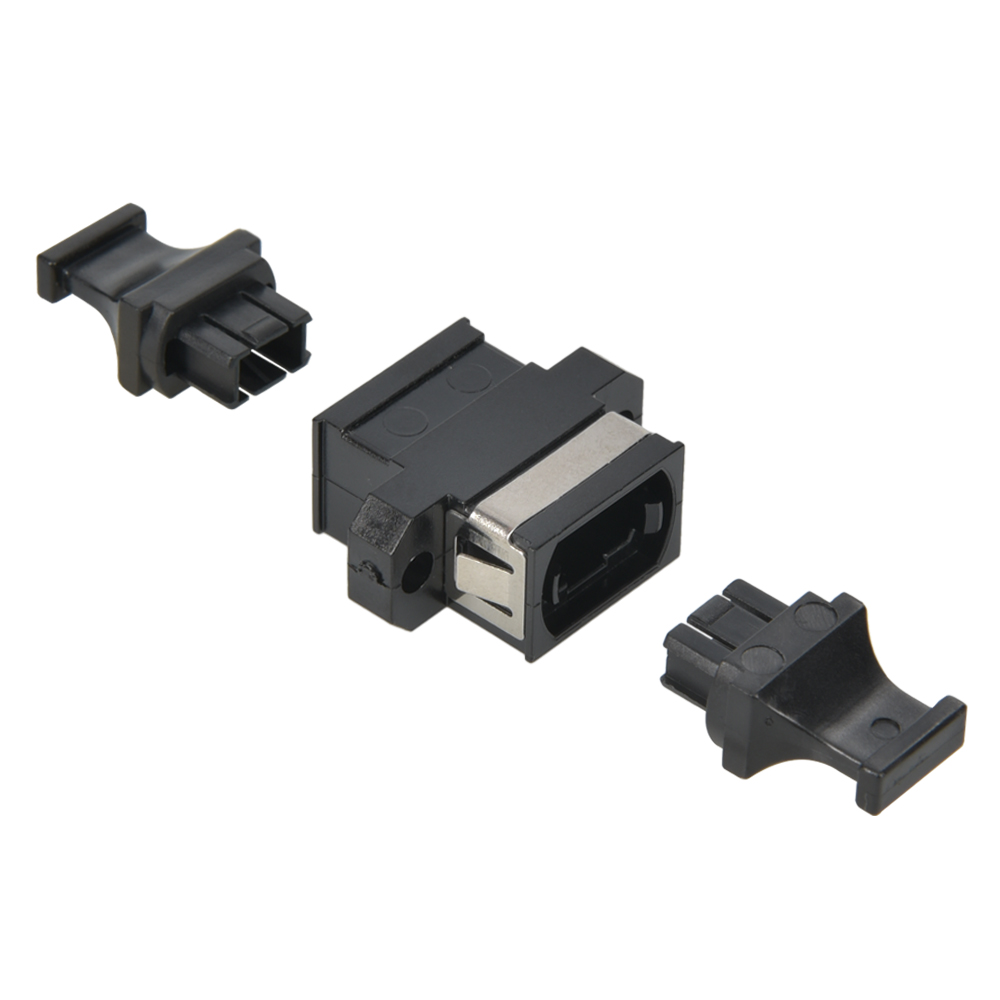 MPO Singlemode Adapter Key-Up/Key-Down with Flange Black SKU ...
