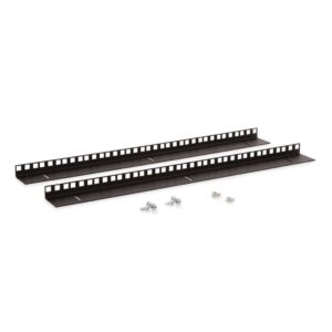 12U LINIER® Wall Mount Vertical Rail Kit - Cage Nut