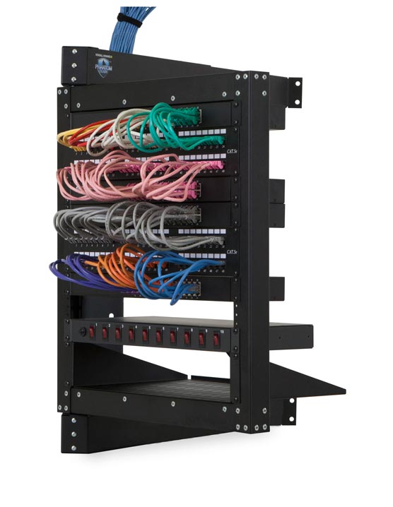  Cable Chase with Hardware for 20 D Slim 5 Series Rack Spaces:  14U Rackspaces, Depth: 20 D : Musical Instruments