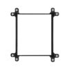 12U V-Line Wall Mount Rack - 12 Depth back