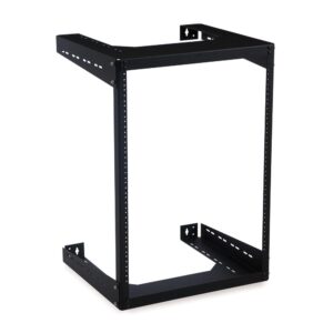 15U 18” Deep Open Frame Wall Rack isometric