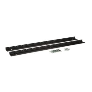 18U LINIER® Wall Mount Vertical Rail Kit - 10-32 Tapped