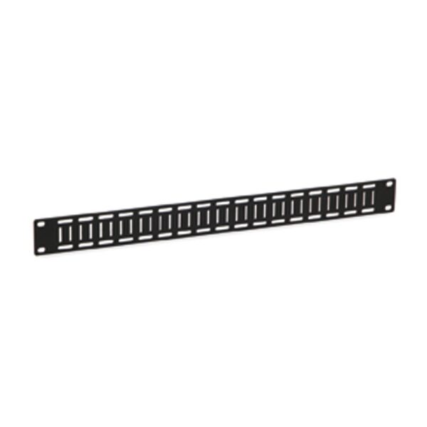 1U Flat Cable Lacing Panel - 10 pack isometric