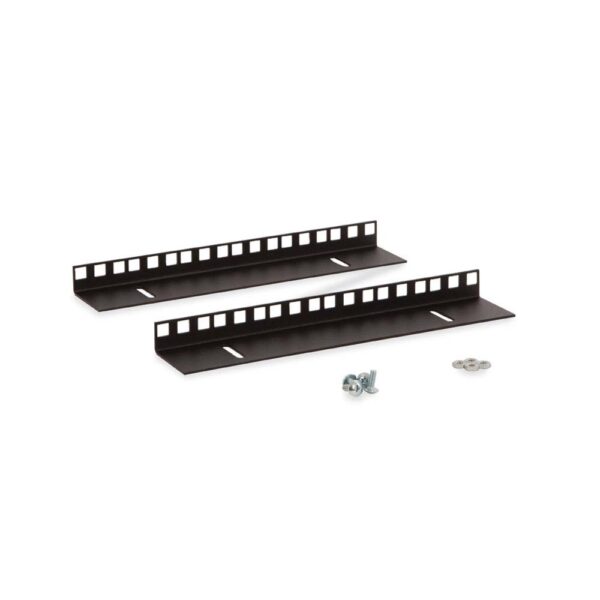 6U LINIER® Wall Mount Vertical Rail Kit - Cage Nut