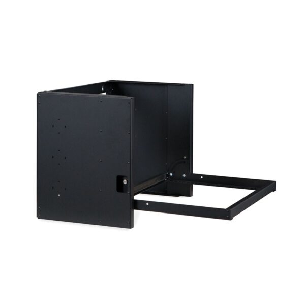 8U Pivot Frame Wall Mount Rack dimetric opened