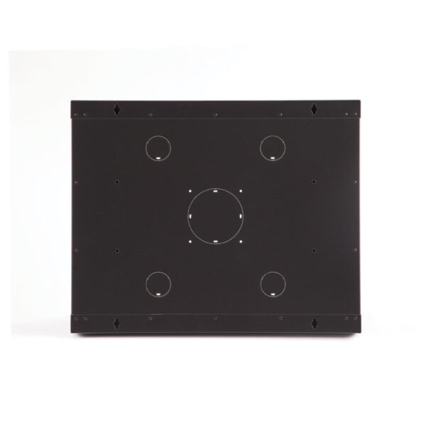 9U LINIER® Fixed Wall Mount Cabinet - Vented Door back