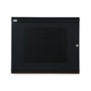 9U LINIER® Fixed Wall Mount Cabinet - Vented Door front