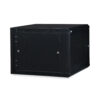 9U LINIER® Swing-Out Wall Mount Cabinet - Vented Door dimetric