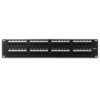 CAT 5E 48-Port Patch Panel Rackmount - Front View