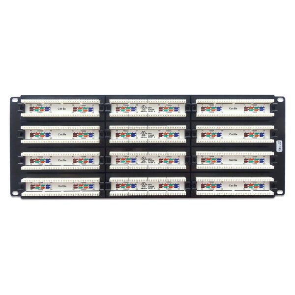 CAT 6 96-Port Patch Panel Rackmount - Back View