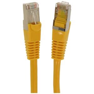 CAT.5E Yellow Booted Patch Cable
