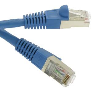 CAT.7 Blue Booted Patch Cable