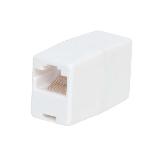 Rj11 Inline Coupler, 6P4C, Cross-Wired, White - American Teledata Store