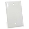 White - Blank Wall Plate Smooth Face