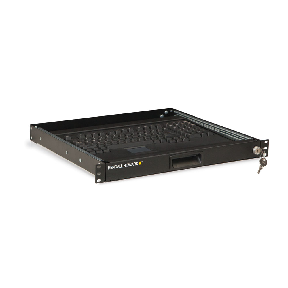 Trident Rack Mount Keyboard 1U Rackmount 2-Post Keyboard Tray SKU: ATDS103855 - American Teledata Store