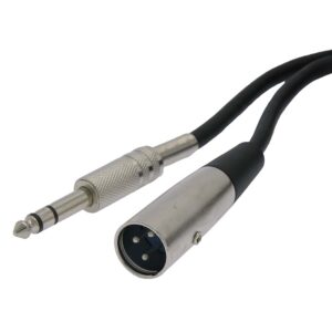 XLR to 1/4" Stereo Cables