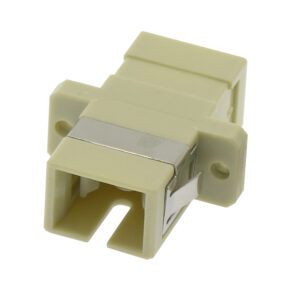 SC/UPC Multimode Simplex Fiber Optic Coupler with Flange