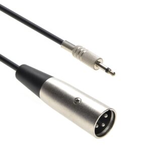 6Ft XLR Male to 3.5mm Mono Male Cable