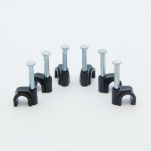 Nail-in Clip for RG59 Black 100pack